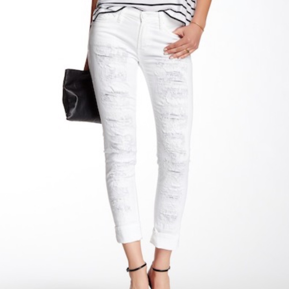 Hudson Newregular Melissa Destroyed Skinny Jeans